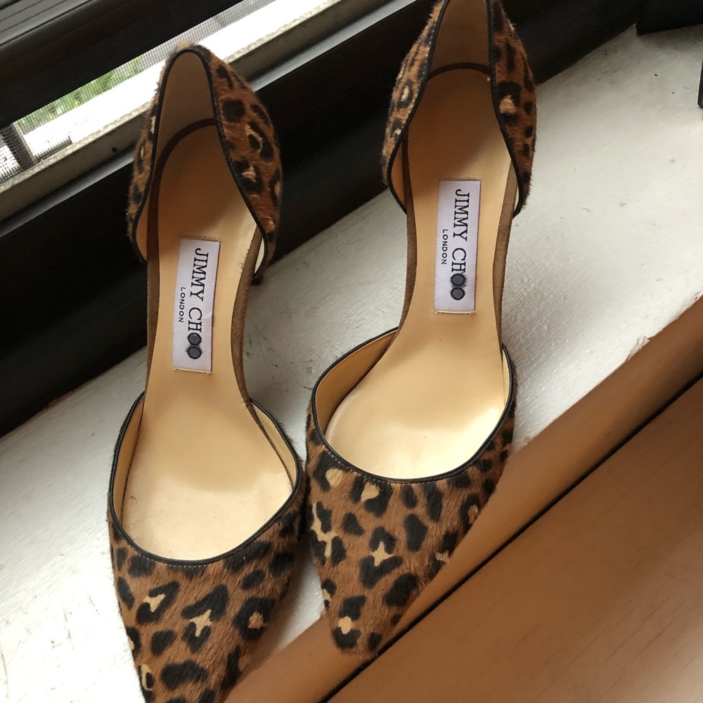 NEW Jimmy Choo Esther heel size 37 85MM retail 795